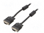 Cable | D-Sub 15pin HD plug,both sides | Full HD 1080p | black | 5m