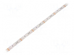 LED tape | RGB | Case (mm): 5050 | LED/m: 60 | 10mm | white PCB | IP65