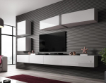Cama Living room cabinet set VIGO SLANT 5 white/white gloss