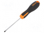 Screwdriver: standard | slot | 3x0.6mm | EVOX | Blade length: 75mm