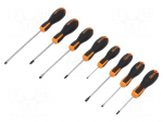 Screwdriver: universal-set | Phillips,slot | EVOX | 8pcs.