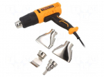 Electric hot shrink gun | 1.8kW | 250&divide;500l/min | 230VAC