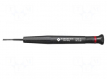 Screwdriver: precision | slot | 1.4x0.25mm | Blade length: 17mm