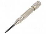 Automatic center punch | &Oslash;: 4mm | L: 125mm | &Oslash;: 14mm | 6&divide;130N