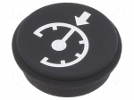 Button | round | &Oslash;21mm | black | 09