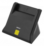DELTACO UCR-156 Smart card reader, USB, black / UCR-156