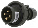 Connector: AC supply 3-phase | plug | male | 16A | 400VAC | IEC 60309