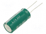 Supercapacitor | THT | 35F | 2.7VDC | -10&divide;30% | &Oslash;16x38mm | Pitch: 7.5mm