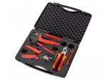 Tools set: for assembly work | case | Kind: for electricians | 7pcs.