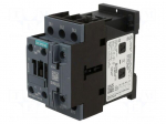 Contactor: 3-pole | NO x3 | Auxiliary contacts: NO + NC | 24VAC | 9A