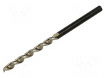 Drill bit | for metal | &Oslash;: 3.3mm | L: 65mm | Working part len: 36mm