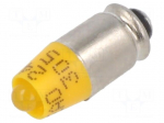 LED lamp | yellow | S5,7s | 24VDC | 24VAC | No.of diodes: 1