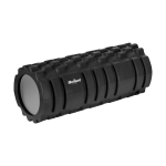 Spordiks ja aktiivseks puhkuseks // Spordikaubad ja varustus // Wałek z wypustkami do masażu 14x33cm, kolor czarny, materiał EVA, REBEL ACTIVE