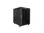 Lanberg FF01-8015-12BL rack cabinet 15U Freestanding rack Black
