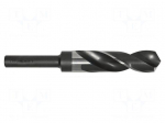 Drill bit | for metal | &Oslash;: 22mm | L: 159mm | high speed steel | 1/2"