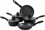 Russell Hobbs RH028141EU7 Metallic Marble 5pcs pan set