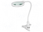 Desk magnifier | with backlight | 3dpt | &Oslash;100mm | Illumination: LED
