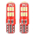 Autolambid, Mootorratta ja traktori valgustid // Auto LED-pirnid ja komplektid // Żar&oacute;wki led canbus 15smd 4014 t10e w5w silca white 12v amio-01443