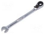 Wrench: combination spanner | rattle | 7mm | L: 136mm