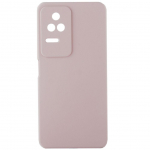 Back panel cover Evelatus Xiaomi POCO F4 Premium Soft Touch Silicone Case SandPink