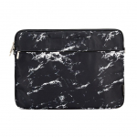 Laptop Bag iLike 15-16 Inches Fabric Laptop Bag With Strap Marble Black