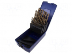 Drill set | for metal | high speed steel cobalt HSS-E | 25pcs.