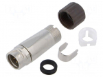 Connector: circular | plug | male | LF | 10A | 1.25kVAC | PIN: 4 | straight