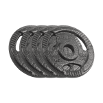 Spordiks ja aktiivseks puhkuseks // Spordikaubad ja varustus // Obciążenie żeliwne zestaw 4x1.25kg, otw&oacute;r 31mm, talerz z uchwytami, REBEL ACTIVE