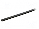 Hole and edge shield | polyetylene | L: 30.5m | black | H: 5.6mm