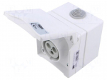 Connector: AC supply 3-phase | socket | female | 16A | 415VAC | Design