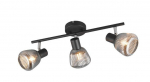 Trio Tarifa spot 3-pc E14 matt black/chrome plated gaismeklis 862800332 4017807615845