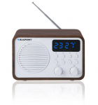 Portable radio with Bluetooth and USB BLAUPUNKT PP7BT, colour: brown wood/white