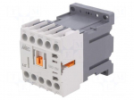 Contactor: 3-pole | NO x3 | Auxiliary contacts: NC | 12VDC | 12A | IP20