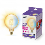 WiZ Connected 50W G125 E27 gudrā LED spuldze 920-50 dzintarots stikls  929003017922 8718699786816