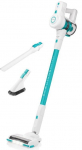 Hyundai HYUVC938 stick vacuum/electric broom 2-in-1 stick vacuum Battery Dry HEPA Bagless 0.6 L White, Turquoise