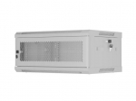 WALL-HUNG RACK CABINET 19" 4U 600X450 GREY PERFORATED DOOR LANBERG (FLAT PACK)