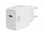 USB charger, 1 x USB-C, Power Delivery function,35W, 1.75A, white