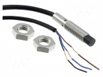 Sensor: inductive | OUT: PNP / NO | 0&divide;4mm | 10&divide;30VDC | M8 | 5m | IP67 | E2B