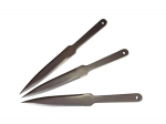 Sports throwing knives KAL22 LIDER 3pcs silver