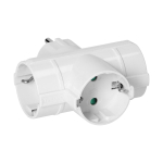 Uued tooted // Rozgałęźnik 3x2P+Z (Schuko), biały