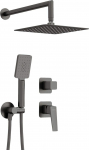 Concealed shower set