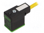 Valve connector | plug | Type: B | PIN: 3 | 10mm | 4A | female | 24VDC | IP65