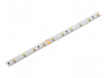 LED tape | white warm | 3528 | LED/m: 60 | 8.5mm | white PCB | IP65 | 120&deg;