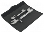 Wrench-set | self-adjusting | double-sided,with ratchet | 2pcs.