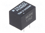 Converter: DC/DC | 5W | Uin: 9&divide;36V | Uout: 15VDC | Uout2: -15VDC | DIP