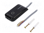 RFID reader | antenna,built-in buzzer | 83x44x14mm | 7&divide;15V | black