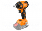 Impact wrench | battery | 2500rpm | max.350Nm | 18VDC | 1/2"