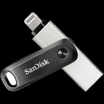 SanDisk iXpand Flash Drive Go 128GB - USB3.0 + Lightning - for iPhone and iPad