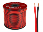 Helis&uuml;steemid ja tarvikud // Akustika s&uuml;steemide kaablid // 73-376# Przew&oacute;d głośnikowy 2x2,50mm czarno-czerwony