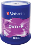 Blank DVD+R AZO Verbatim 4.7GB 16x 100 Pack, Spindle